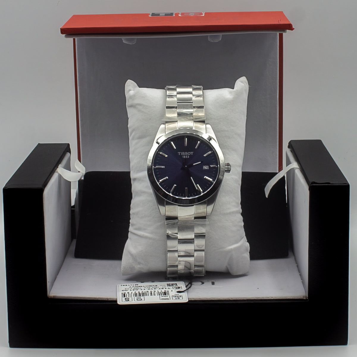 Tissot T1274101104100 Men's Wristwatch, Gentleman Blue Dial Bracelet