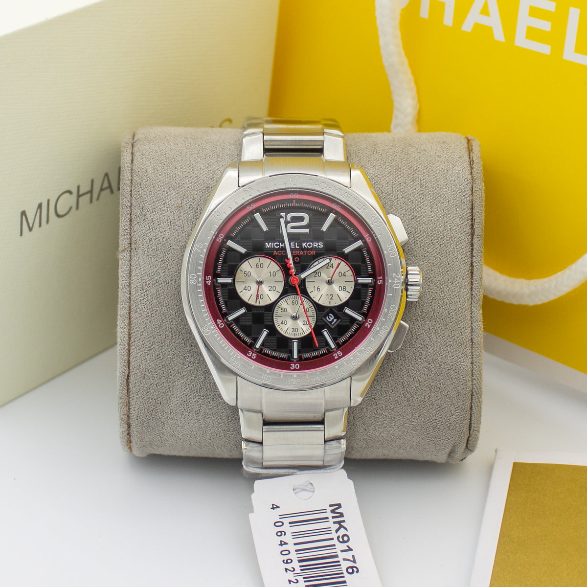 Michael Kors Accelerator 2.0 Silver Watch MK9176