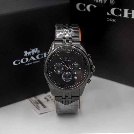 COACH Greyson Men's Versatile Watch | Functional Elegance | Stylish Timepiece for Everyday Wear | Water Resistant