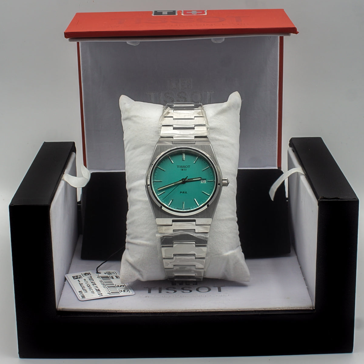 Tissot PRX 40mm Men’s Swiss Quartz Watch – Mint Green Dial, | T137.410.11.091.01