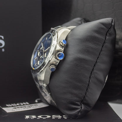 BOSS Men's Premium Fashion Quartz Chronograph Watch | Water Resistance up to 50m (Model 1513755)