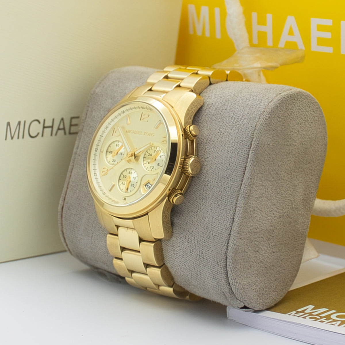 MICHAEL KORS Midsized Chronograph Gold-tone Ladies Watch MK5055