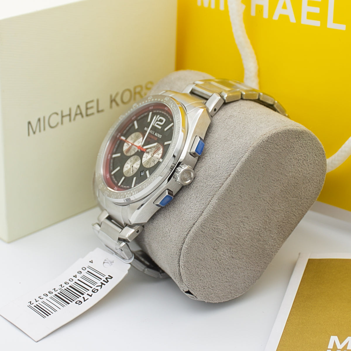Michael Kors Accelerator 2.0 Silver Watch MK9176