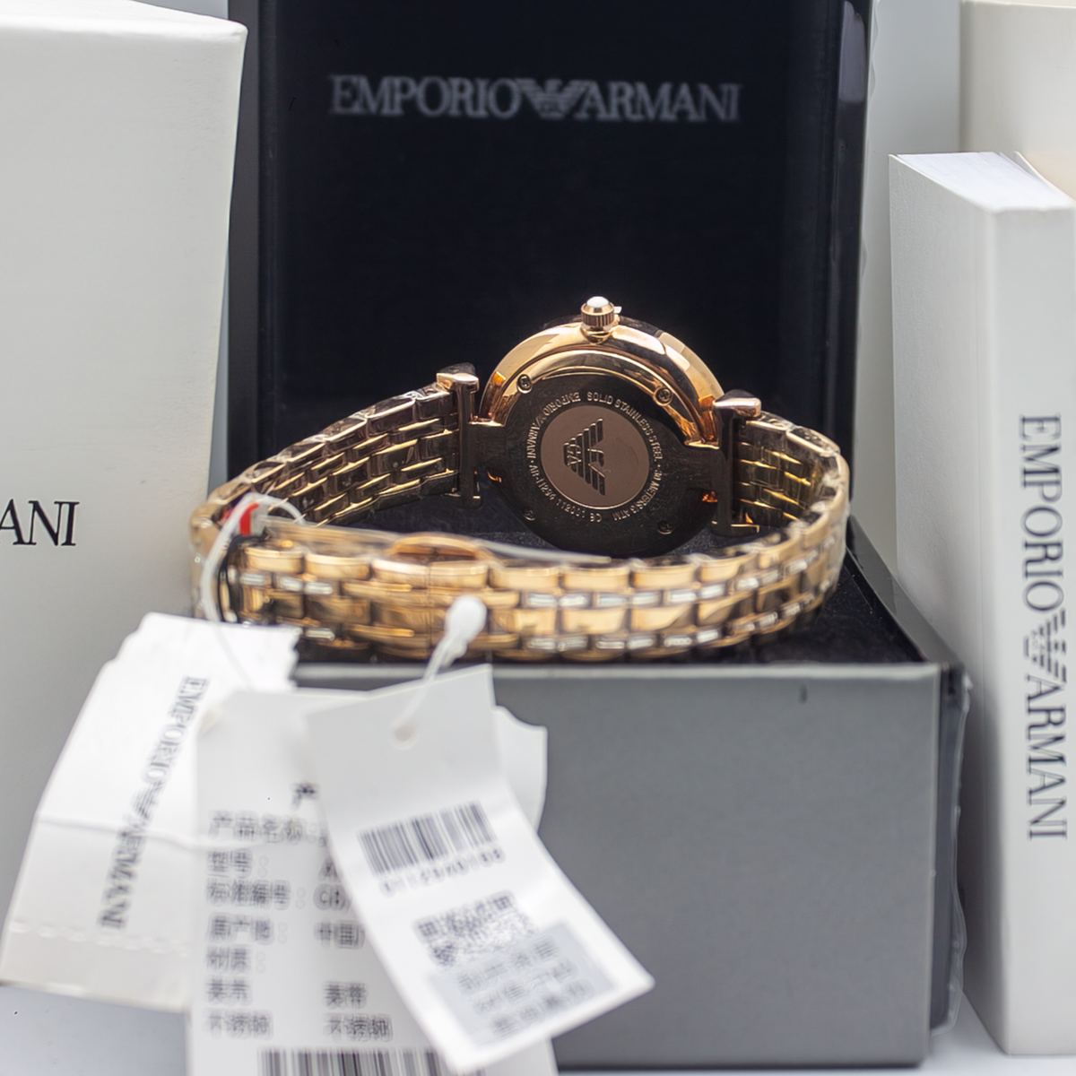 Armani Watches AR11294 Emporio Rose Gold Womens Watch