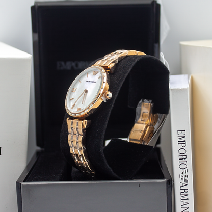 Armani Watches AR11294 Emporio Rose Gold Womens Watch