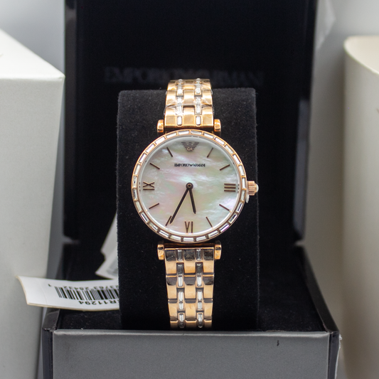 Armani Watches AR11294 Emporio Rose Gold Womens Watch