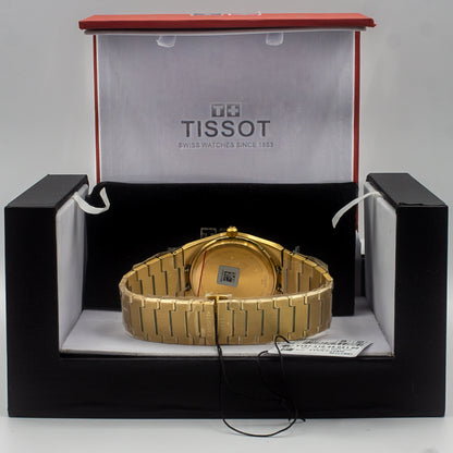 Tissot PRX Gold Stainless Steel Gold Dial Quartz Watch for Gents - T137.410.33.021.00