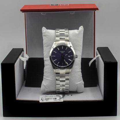 Tissot T1274101104100 Men's Wristwatch, Gentleman Blue Dial Bracelet