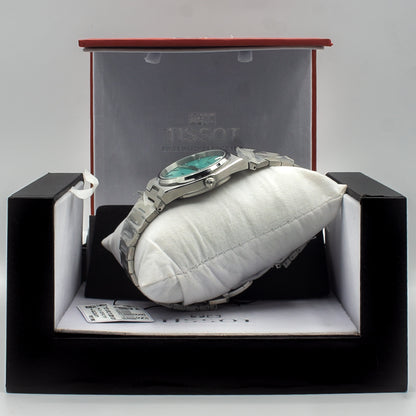 Tissot PRX 40mm Men’s Swiss Quartz Watch – Mint Green Dial, | T137.410.11.091.01